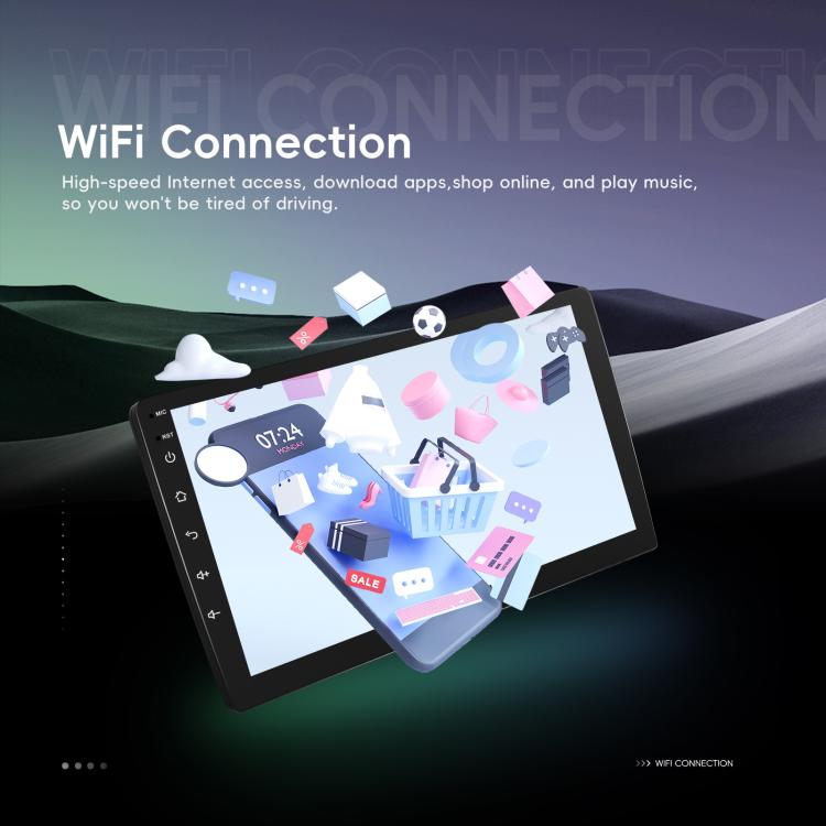 9 Inch Android 4+64G Dual-Butt Large Screen Car Carplay Built-In DAB Car Central Control Integrated Navigation System, Spec: Standard - Car MP3 & MP4 & MP5 by buy2fix | Online Shopping UK | buy2fix