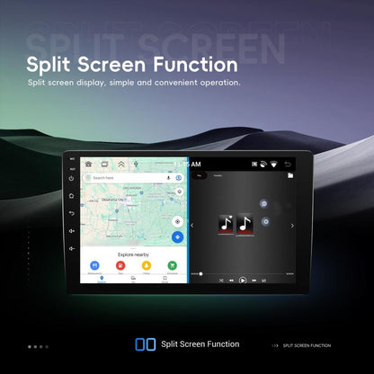 9 Inch Android 4+64G Dual-Butt Large Screen Car Carplay Built-In DAB Car Central Control Integrated Navigation System, Spec: Standard - Car MP3 & MP4 & MP5 by buy2fix | Online Shopping UK | buy2fix