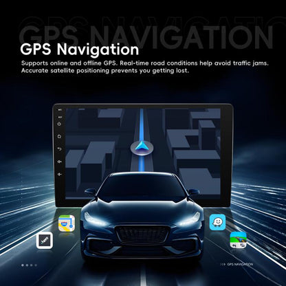 9 Inch Android 4+64G Dual-Butt Large Screen Car Carplay Built-In DAB Car Central Control Integrated Navigation System, Spec: Standard+AHD+Microphone - Car MP3 & MP4 & MP5 by buy2fix | Online Shopping UK | buy2fix