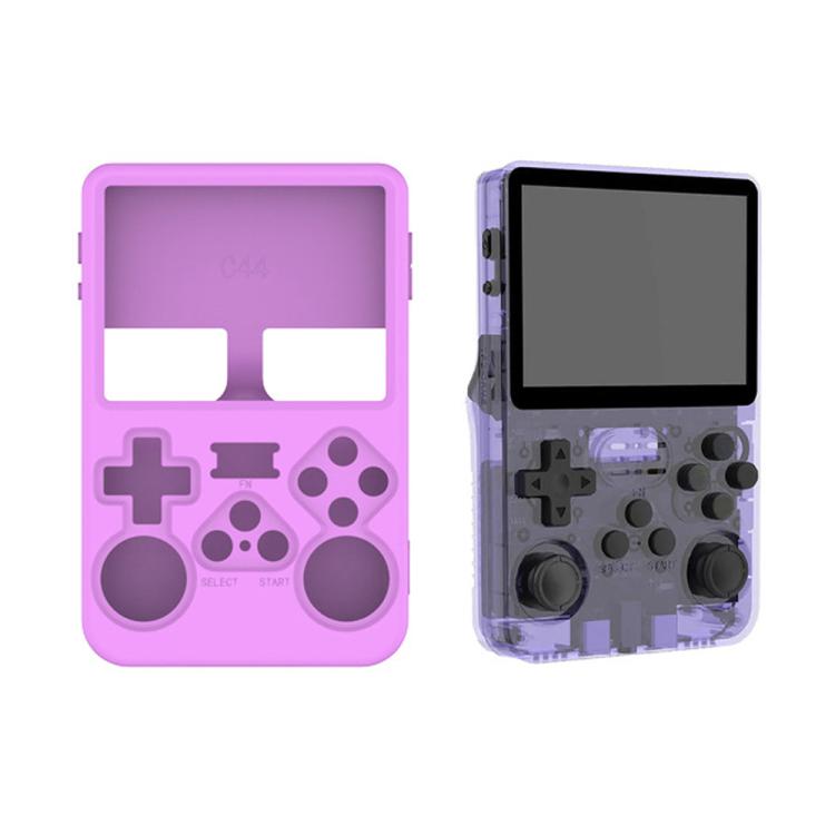 For ANBERNIC R36S Handheld Game Consoles Dustproof Silicone Protective Cover(Light Purple) - Cases by buy2fix | Online Shopping UK | buy2fix