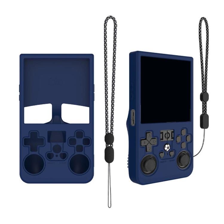 For R36 MAX Handheld Game Consoles Dustproof Silicone Protective Cover(Blue) - Cases by buy2fix | Online Shopping UK | buy2fix