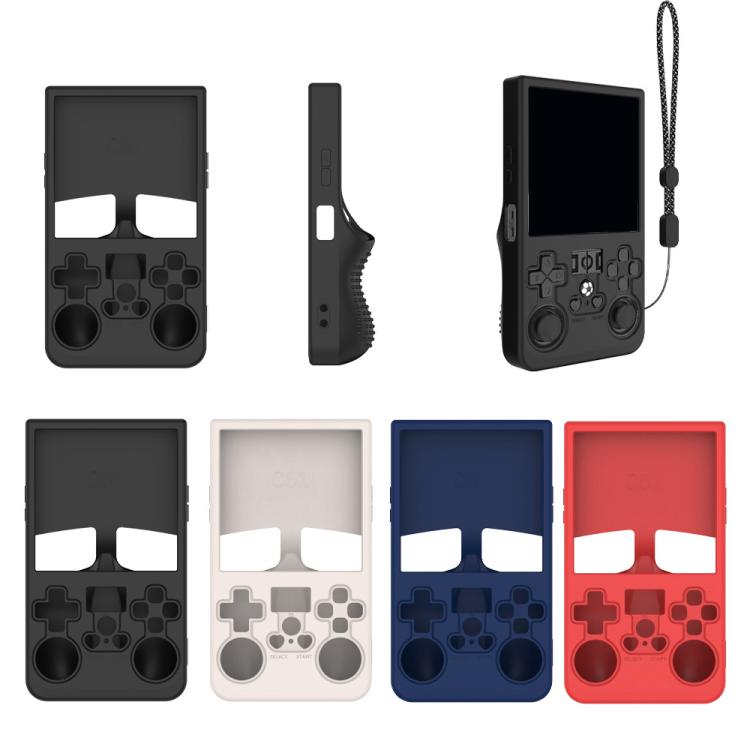 For R36 MAX Handheld Game Consoles Dustproof Silicone Protective Cover(Beige) - Cases by buy2fix | Online Shopping UK | buy2fix