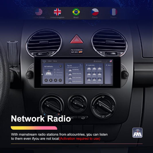 For Volkswagen Beetle 2002-2010 6.86 inch 2+64G Horizontal Screen Android Car Player, Spec: Standard - Car MP3 & MP4 & MP5 by buy2fix | Online Shopping UK | buy2fix