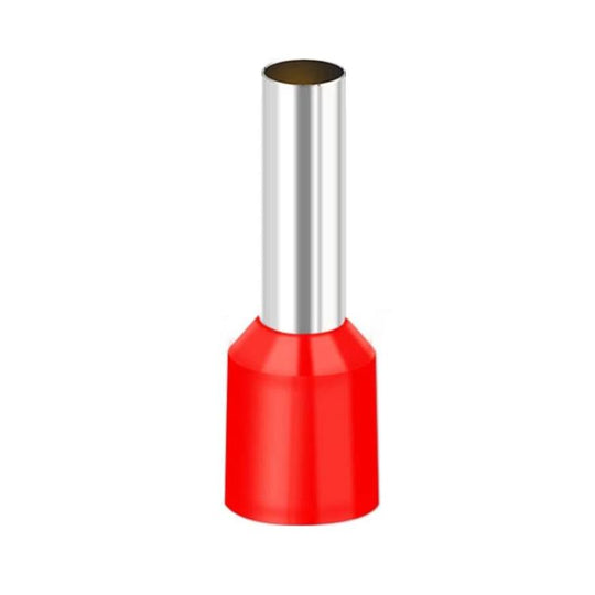 1000pcs /Pack Tube Type Cold Pressed Terminal SV RV Copper Terminal Head, Random Color Delivery, Model: E0510