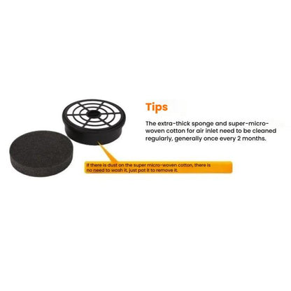 For Puppy D-962 / D-987 Vacuum Cleaner Accessories HEPA Filter Inlet Sponge Ultra Fine Filter - For Puppy Accessories by buy2fix | Online Shopping UK | buy2fix