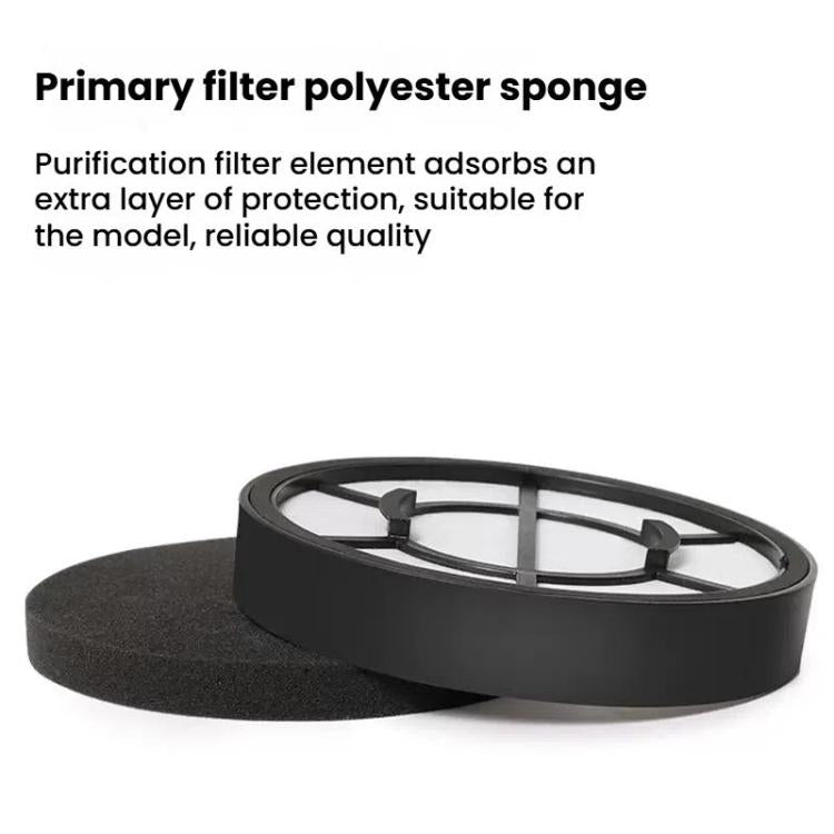 For Midea C5-L121D / VC16N1-FD Vacuum Cleaner Parts Inlet Filter Cotton Filter Element(Black) - For Midea Accessories by buy2fix | Online Shopping UK | buy2fix