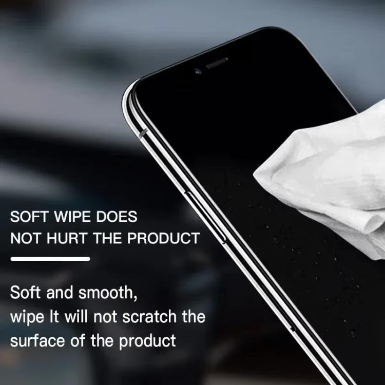 MaAnt 100pcs /Pack Electrostatic Fiber Dustless Cloth Cell Phone Film Repair Anti-Static Dustless Cloth Industrial Wiping Cloths Lint Free Cleaning Cloths - Dust Remove Tool by MaAnt | Online Shopping UK | buy2fix