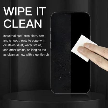 MaAnt 50pcs /Pack Superfine Fiber Dustless Cloth Cell Phone Film Repair Anti-Static Dustless Cloth Industrial Wiping Cloths Lint Free Cleaning Cloths - Dust Remove Tool by MaAnt | Online Shopping UK | buy2fix