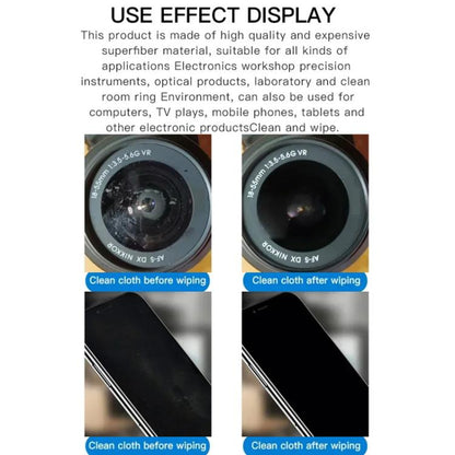 MaAnt 50pcs /Pack Superfine Fiber Dustless Cloth Cell Phone Film Repair Anti-Static Dustless Cloth Industrial Wiping Cloths Lint Free Cleaning Cloths - Dust Remove Tool by MaAnt | Online Shopping UK | buy2fix