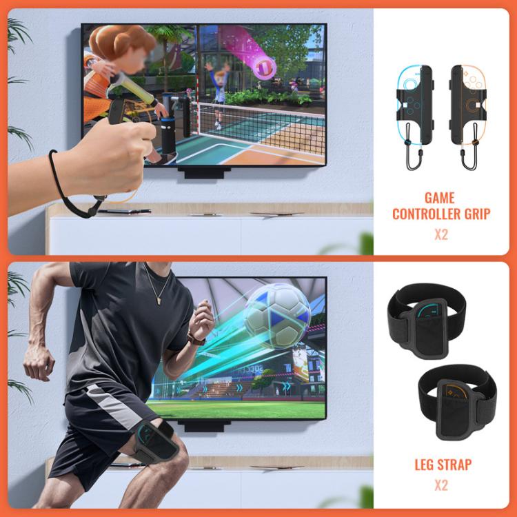 JYS JYS-NS2281 For Nintendo Switch 2 Sports 9 In 1 Gaming Sports Kit Left And Right Grip Accessories - Gamepads by JYS | Online Shopping UK | buy2fix