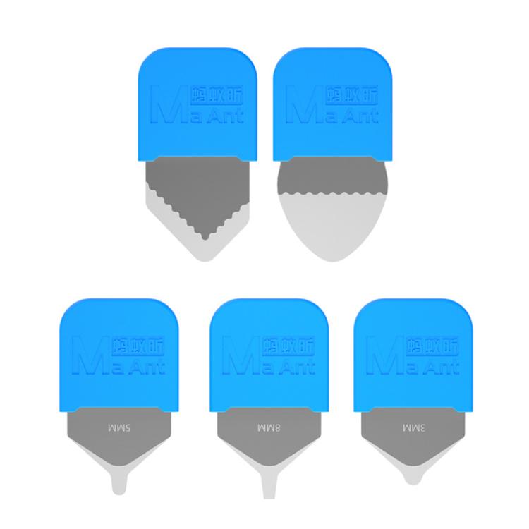 MaAnt M074 5pcs/ Set Cell Phone Repair Removal Tool Set Curved Removal Blade - Crowbar by MaAnt | Online Shopping UK | buy2fix