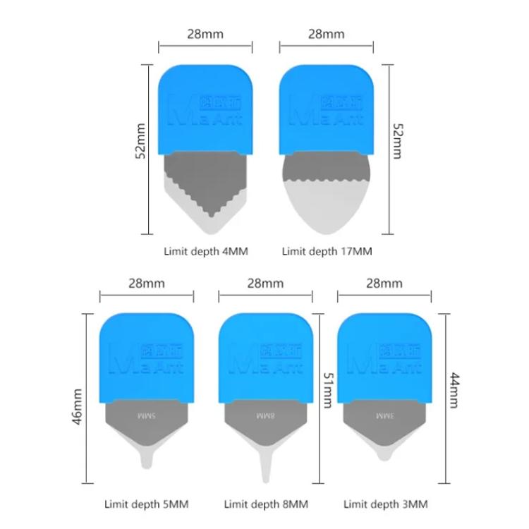 MaAnt M074 5pcs/ Set Cell Phone Repair Removal Tool Set Curved Removal Blade - Crowbar by MaAnt | Online Shopping UK | buy2fix