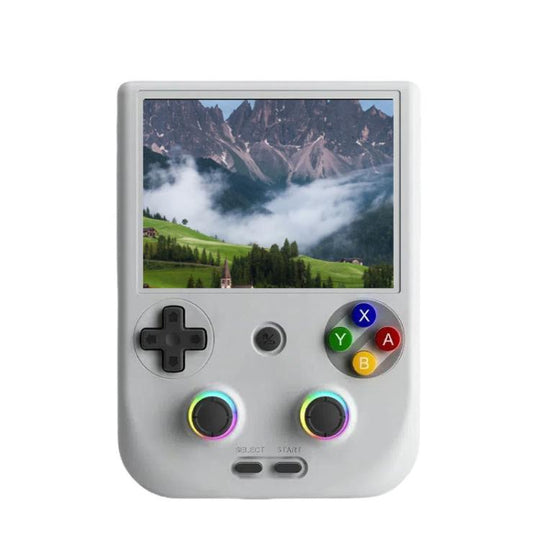 ANBERNIC RG406V 4 inch IPS Multi-Touch Portable Retro Gaming Console, Memory: 512G(Gray)