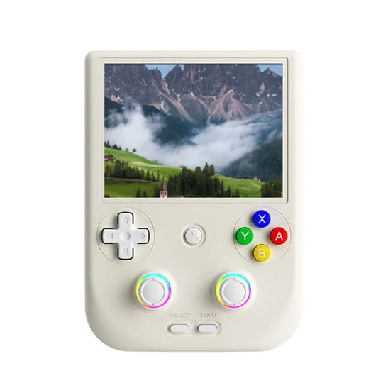 ANBERNIC RG406V 4 inch IPS Multi-Touch Portable Retro Gaming Console, Memory: 1TB(Beige)