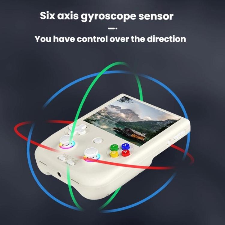 ANBERNIC RG406V 4 inch IPS Multi-Touch Portable Retro Gaming Console, Memory: 256G(Beige) - Pocket Console by ANBERNIC | Online Shopping UK | buy2fix