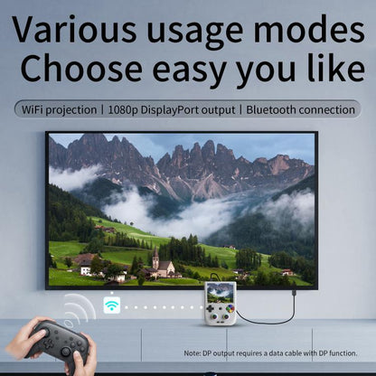 ANBERNIC RG406V 4 inch IPS Multi-Touch Portable Retro Gaming Console, Memory: 512G(Beige) - Pocket Console by ANBERNIC | Online Shopping UK | buy2fix