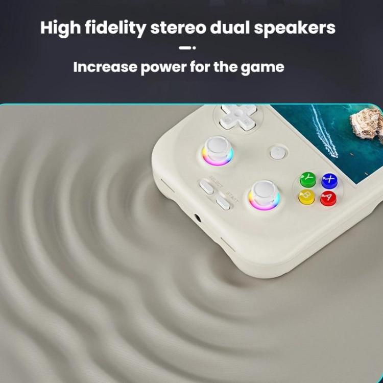 ANBERNIC RG406V 4 inch IPS Multi-Touch Portable Retro Gaming Console, Memory: 128G(Beige) - Pocket Console by ANBERNIC | Online Shopping UK | buy2fix