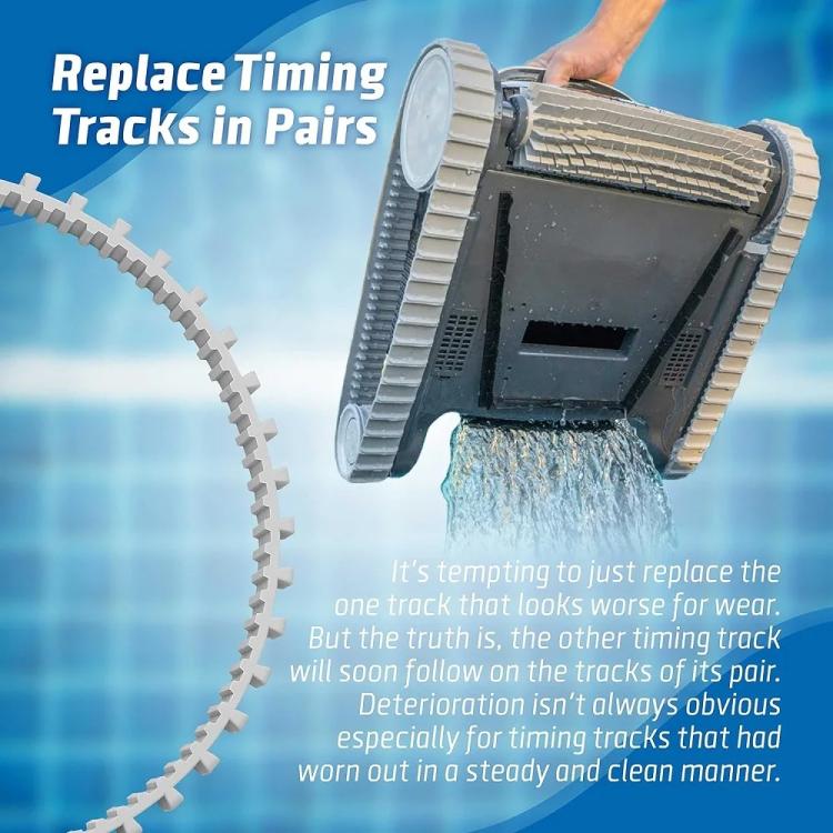 2pcs /Pack Drive Belt For Dolphin Deluxe 4 5 Pool Cleaner 9985006-R2 - Swimming Pool Parts by buy2fix | Online Shopping UK | buy2fix