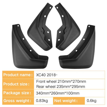 For 2018-2024 Volvo XC40 Car Tire Fender(Black) - Wheels Tires & Parts by buy2fix | Online Shopping UK | buy2fix