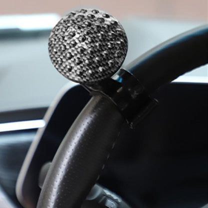 Car Steering Wheel Booster Non-Slip One-Handed Turning Assistant Ball, Style: Carbon Fiber Pattern-Massage Model - Steering Wheel Accessories by buy2fix | Online Shopping UK | buy2fix