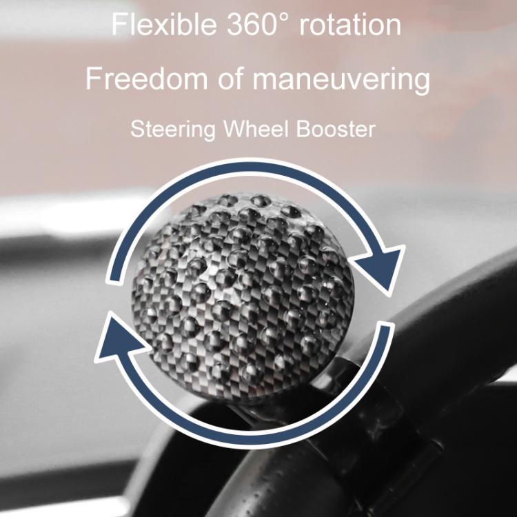 Car Steering Wheel Booster Non-Slip One-Handed Turning Assistant Ball, Style: Black-Massage Model - Steering Wheel Accessories by buy2fix | Online Shopping UK | buy2fix