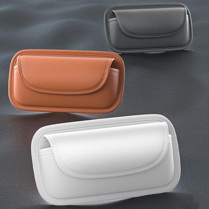 Car Glasses Clip Auto Sun Visor Storage and Fixed Inner Decoration(Orange) - Sunglasses & Glasses Clips by buy2fix | Online Shopping UK | buy2fix