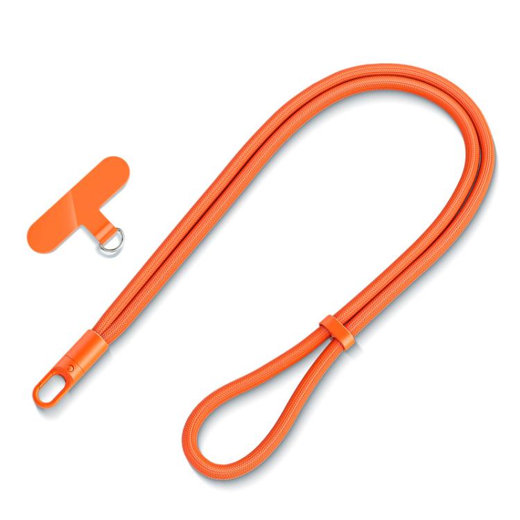 Neck Style Adjustable Phone Lanyard With Self-Locking 360-Degree Rotatable Anti-Tangle Design & TPU Clip Orange - Lanyards & Wrist Straps by buy2fix | Online Shopping UK | buy2fix
