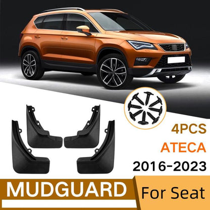 For SEAT Ateca/Volkswagen Jetta VS5 Car Tire Soft Rubber Fender(Black) - Wheels Tires & Parts by buy2fix | Online Shopping UK | buy2fix