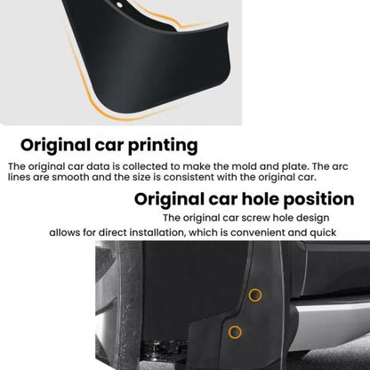 For 2015-2023 Volvo XC90 Car Tire Soft Rubber Mudguard(Black) - Wheels Tires & Parts by buy2fix | Online Shopping UK | buy2fix