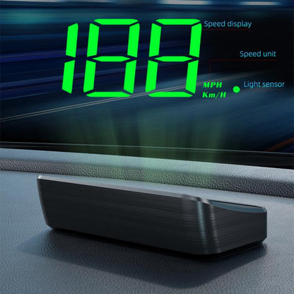 M2 Universal Cars HUD Head-up Display GPS HD Speedometer, Spec: KM/H(White) - Head Up Display System by buy2fix | Online Shopping UK | buy2fix