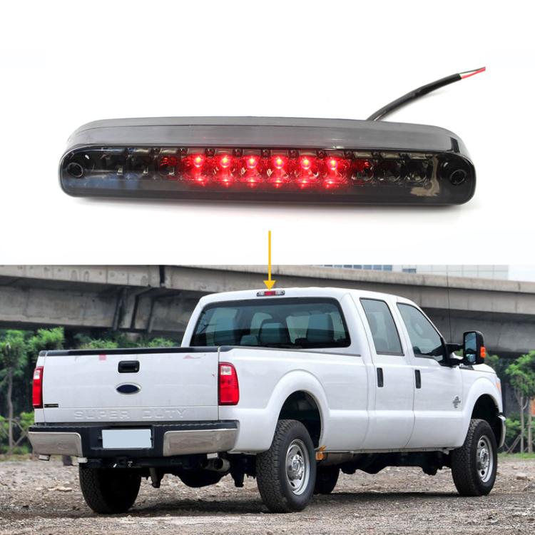 For Ford Raptor F250 / F350 1999-2016 Car LED High Mount Brake Light CC3Z13A613B YCC3Z13A613B CC3Z13A613BA(Single Row Gray LED Light) - Brake Lights by buy2fix | Online Shopping UK | buy2fix