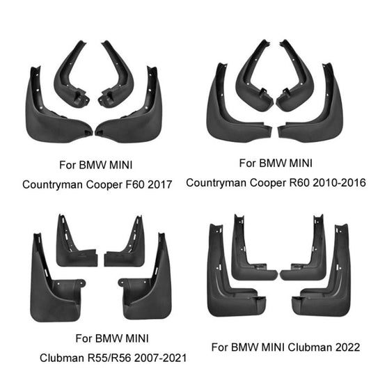 Car Tire Soft Rubber Mudguard For BMW MINI Clubman R55/R56 2007-2021 - Wheels Tires & Parts by buy2fix | Online Shopping UK | buy2fix