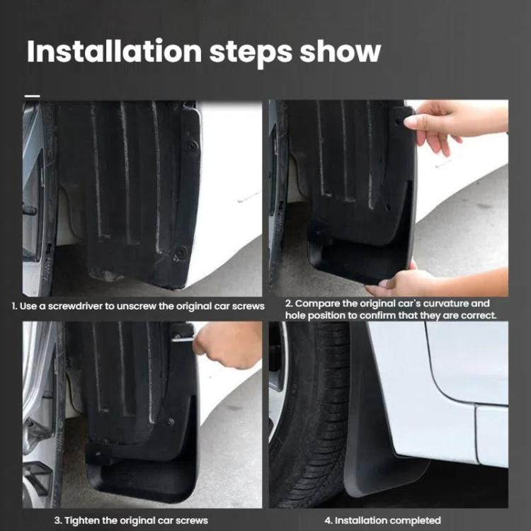 Car Tire Soft Rubber Mudguard For BMW MINI Countryman Cooper F60 2017 - Wheels Tires & Parts by buy2fix | Online Shopping UK | buy2fix