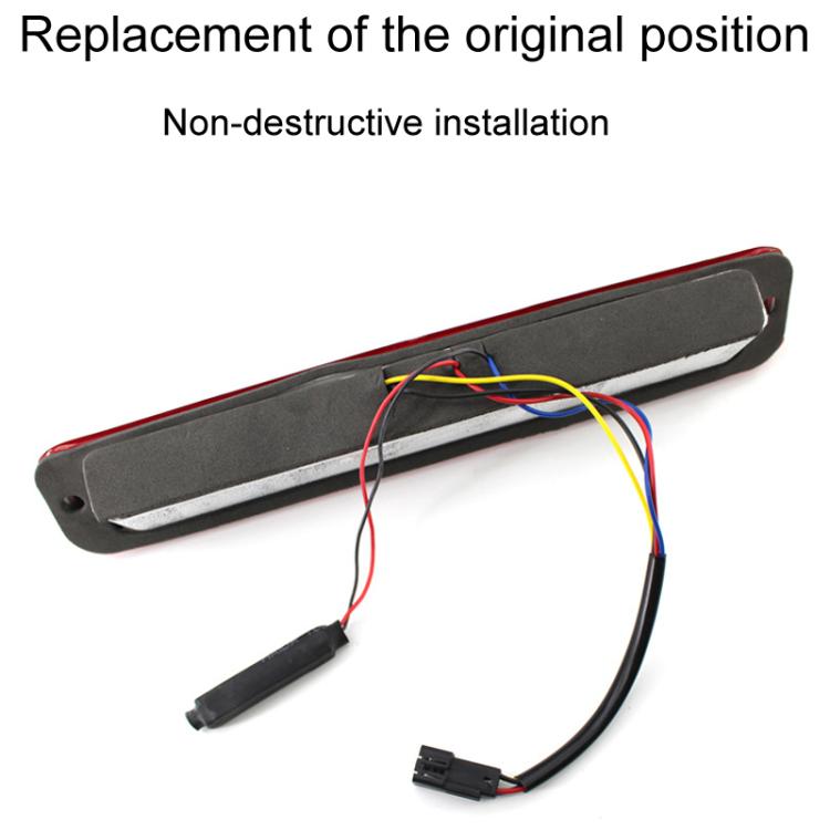 For Chevrolet Silverado 1999-2006 Car High Mount Brake Light LED Third Brake Signal Lamp OE 16525205 5978318 923240(Black White) - Brake Lights by buy2fix | Online Shopping UK | buy2fix