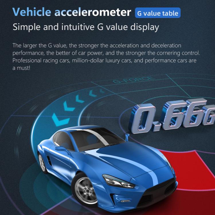 P25 Car HUD Head-up Display OBD+GPS LCD Multifunctional Instrument - Head Up Display System by buy2fix | Online Shopping UK | buy2fix