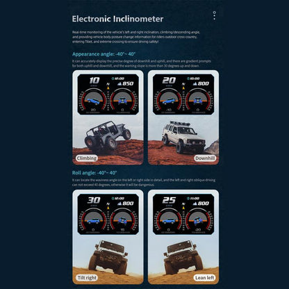 P25 Car HUD Head-up Display OBD+GPS LCD Multifunctional Instrument - Head Up Display System by buy2fix | Online Shopping UK | buy2fix