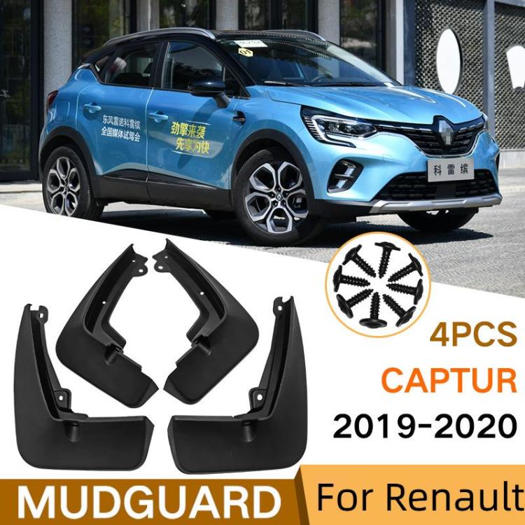 For 2019-2020 Renault Captur Car Tire Soft Rubber Mudguard(Black) - Wheels Tires & Parts by buy2fix | Online Shopping UK | buy2fix