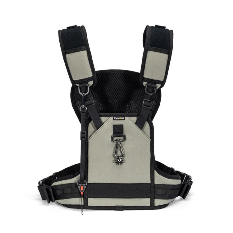 Cwatcun D182 Camera Strap Vest Outdoor Stress Relief DSLR Camera Quick Release Vest - Camera Strap by Cwatcun | Online Shopping UK | buy2fix