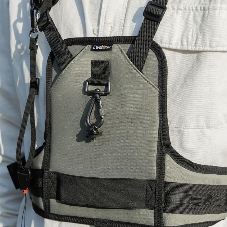 Cwatcun D182 Camera Strap Vest Outdoor Stress Relief DSLR Camera Quick Release Vest - Camera Strap by Cwatcun | Online Shopping UK | buy2fix