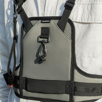 Cwatcun D182 Camera Strap Vest Outdoor Stress Relief DSLR Camera Quick Release Vest - Camera Strap by Cwatcun | Online Shopping UK | buy2fix