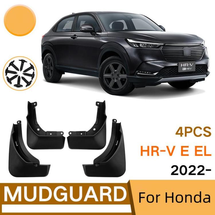 For 2022 Honda HR-V E EL Car Tire Soft Mudguard(Black) - Wheels Tires & Parts by buy2fix | Online Shopping UK | buy2fix