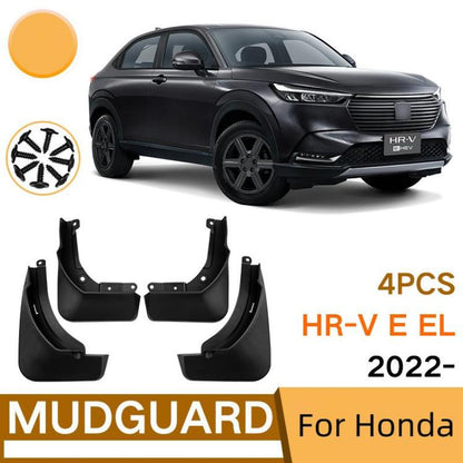 For 2022 Honda HR-V E EL Car Tire Soft Mudguard(Black) - Wheels Tires & Parts by buy2fix | Online Shopping UK | buy2fix