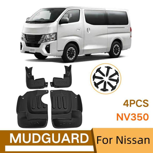 For Nissan NV350 Car Tire Soft Mudguard(Black) - Wheels Tires & Parts by buy2fix | Online Shopping UK | buy2fix