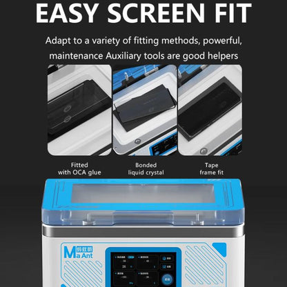 MaAnt SU7 Cell Phone Repair Curved Screen Pressing Machine Flat Panel LCD Screen Vacuum Laminating Machine, EU Plug - Defoaming Equipment by MaAnt | Online Shopping UK | buy2fix