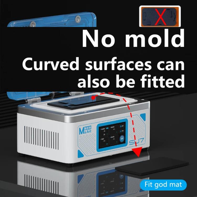 MaAnt SU7 Cell Phone Repair Curved Screen Pressing Machine Flat Panel LCD Screen Vacuum Laminating Machine, EU Plug - Defoaming Equipment by MaAnt | Online Shopping UK | buy2fix