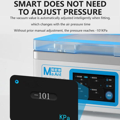 MaAnt SU7 Cell Phone Repair Curved Screen Pressing Machine Flat Panel LCD Screen Vacuum Laminating Machine, EU Plug - Defoaming Equipment by MaAnt | Online Shopping UK | buy2fix
