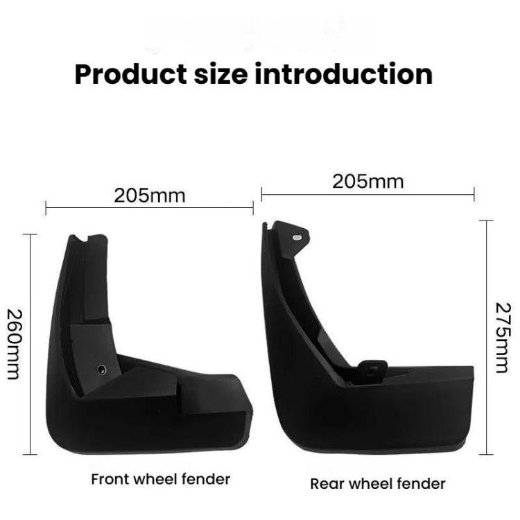 Car Tire Soft Rubber Mudguard For Peugeot 2019-2021 508L - Wheels Tires & Parts by buy2fix | Online Shopping UK | buy2fix