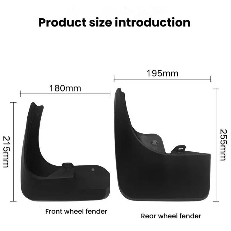 Car Tire Soft Rubber Mudguard For Peugeot 2011-2018 508 - Wheels Tires & Parts by buy2fix | Online Shopping UK | buy2fix