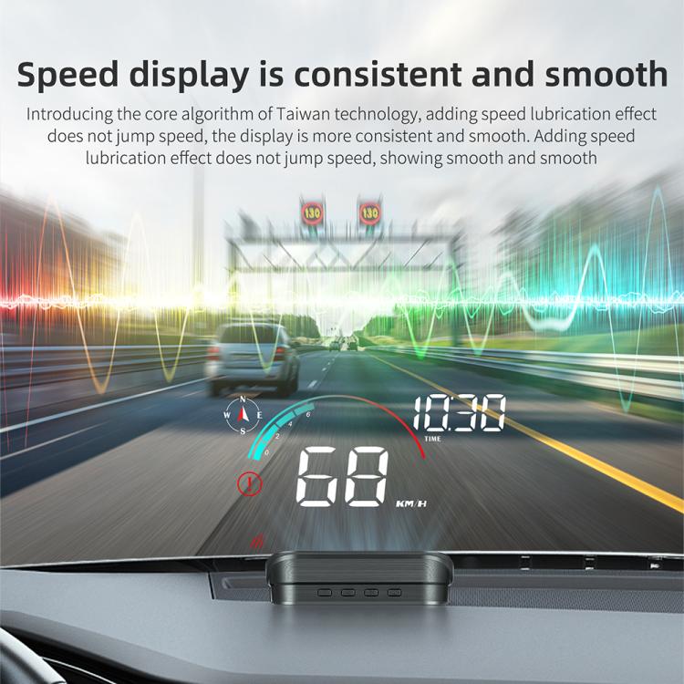 M22 Car Electronic Dog HUD Head-up Display Car OBD Universal Speedometer(GPS Version) - Head Up Display System by buy2fix | Online Shopping UK | buy2fix