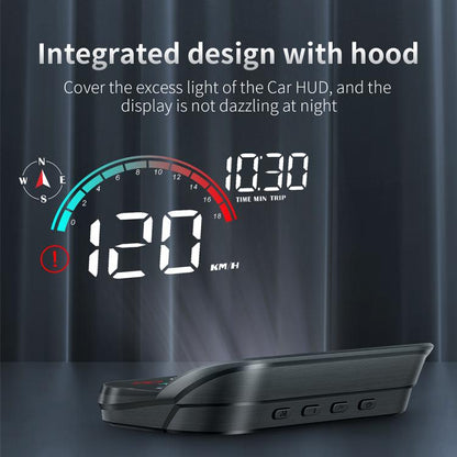 M22 Car Electronic Dog HUD Head-up Display Car OBD Universal Speedometer(GPS Version) - Head Up Display System by buy2fix | Online Shopping UK | buy2fix
